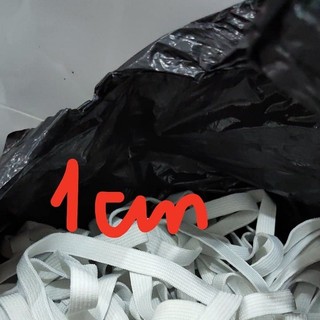 BÓ 10M LẺ DÂY THUN TRẮNG.