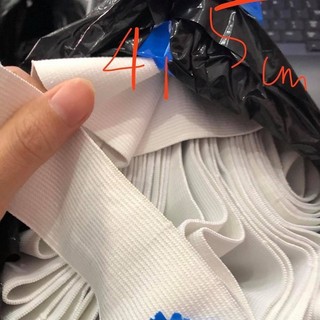 BÓ 10M LẺ DÂY THUN TRẮNG.
