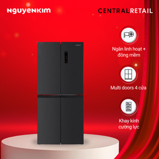 Tủ lạnh 4 cánh Hitachi Inverter 466 lít ngăn đông dưới HR4N7522DSDXVN