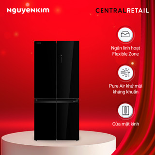 Tủ lạnh 4 cánh Toshiba Inverter 515 lít ngăn đông dưới GR-RF677WI-PGV(22)-XK