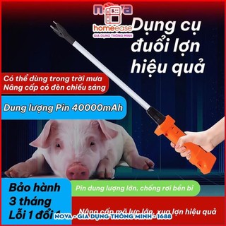 Roi Lùa Heo Điện Chống Nước An Toàn | Đuổi Gia Súc Bò Dê Lừa Mạnh Mẽ Pin Lớn