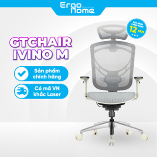 Ghế Xoay Văn Phòng GTChair IVINO M Công Thái Học chổng đau mỏi thắt lưng, lưới WINTEX, BH 12 NĂM - ERGOHOME