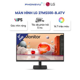 Màn hình LCD LG 27 inch 27MS500-B.ATV (Full HD 1920 x 1080 | IPS | 100Hz | 5ms) - Bảo hành 24 tháng