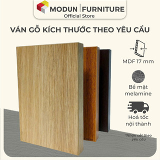  Tấm ván lẻ MVL-003-MODUN- gỗ công nghiệp mdf không cong vênh nhiều kích thước đã dán cạnh 17mm 