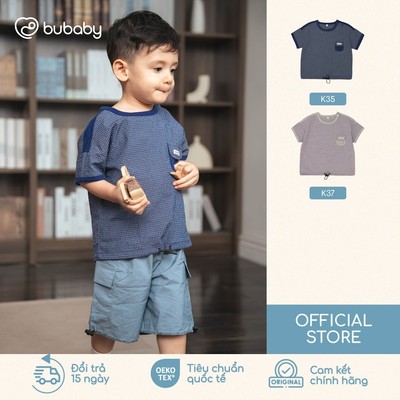 Áo ngắn tay cài vai - BU Baby - BCT330100 | Quần áo chính hãng Bubaby
