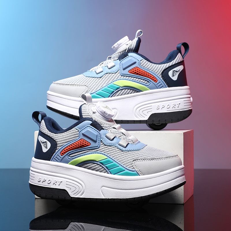 Giày đi bộ hai bánh cho trẻ em, giày trượt patin cho bé trai, giày trượt patin cho bé trai không nhì