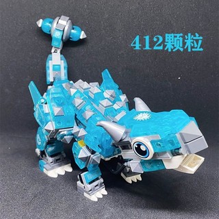 Tương thích với khối xây dựng khủng long phát sáng LEGO, Tyrannosaurus Rex Jurassic, đồ chơi giáo dục lắp ráp cho trẻ em