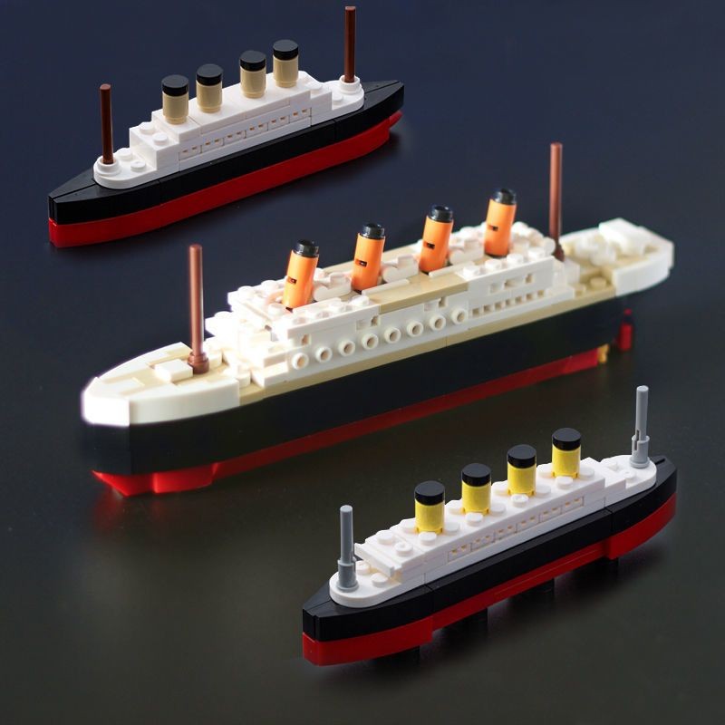 Mô hình Titanic tương thích với LEGO, độ khó cao cho người lớn10000Đồ chơi lắp ráp làm quà tặng cho 