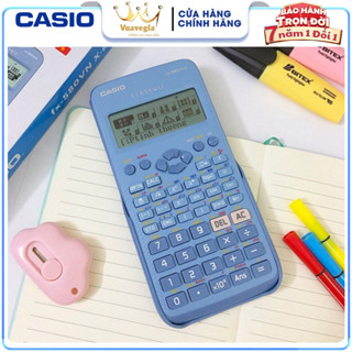 Máy tính CASIO Fx 580VN X thế hệ mới ( Màu Xanh) Độ Chính Xác Cao - Máy Tính Giá Rẻ - Hàng Thái Bảo Hành 24 Tháng