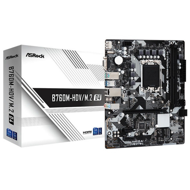 Bo Mạch Chủ Mainboard ASROCK B760M - Hàng Chính Hãng