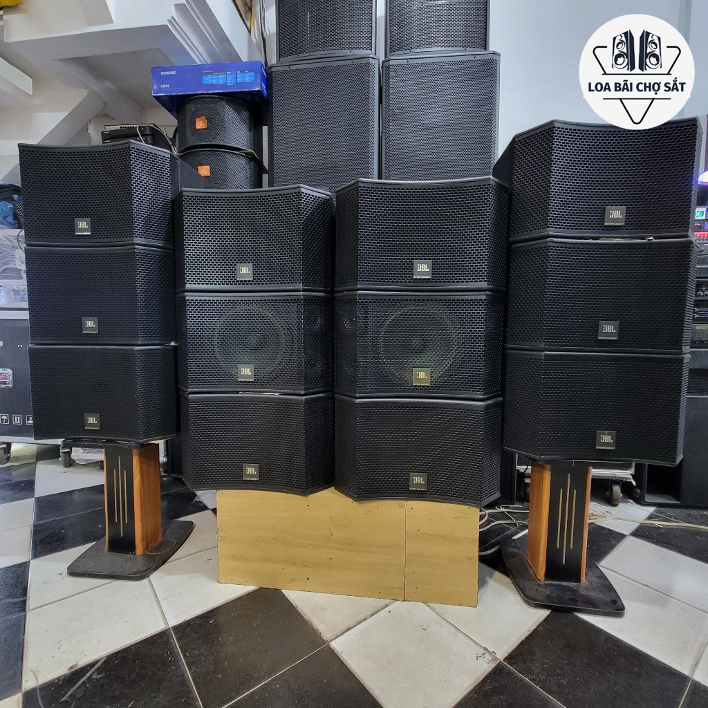 Đôi loa bass 25 Jbl L889 Pro 600W (bãi zin) Mặt Cong - 4 Treble, Loa Karaoke JBL Bass Ấm , Lời Sáng