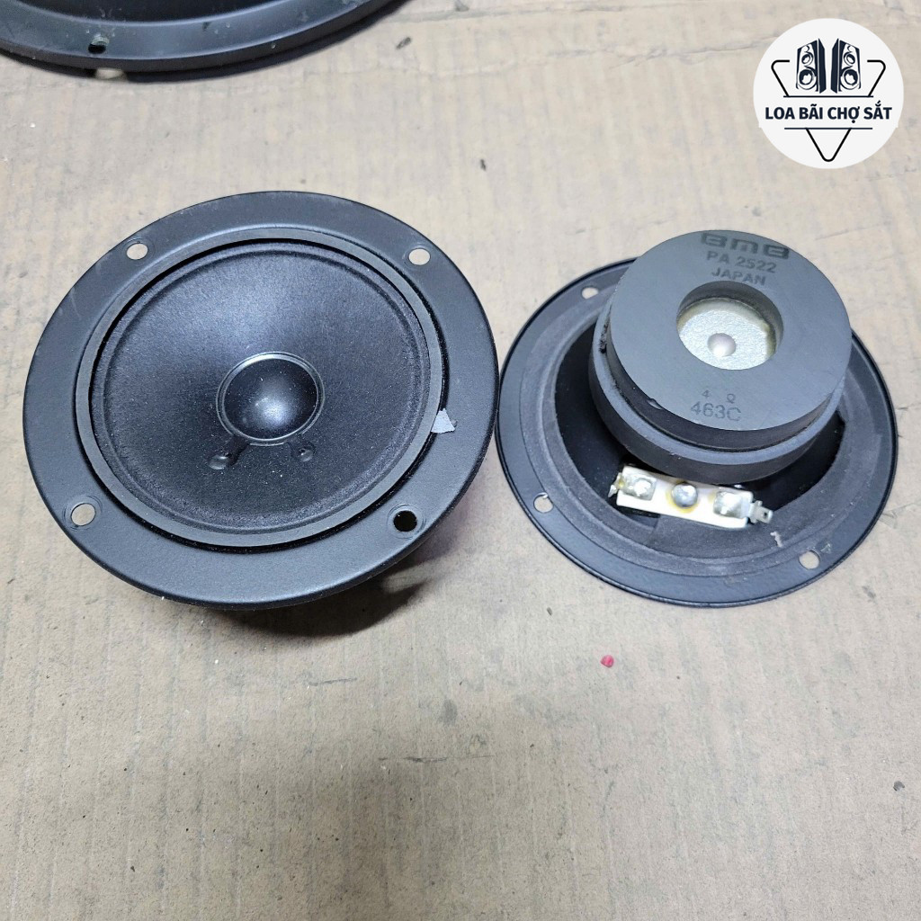 Đôi loa treble 10cm BMB 463C Nhật bãi, 60w, treble bmb bãi nguyên zin, bao check