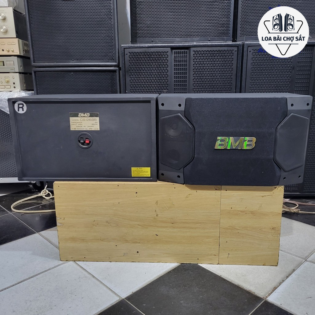 Đôi loa Nhật Bãi BMB CS-2688 bass 25, 1100W, nguyên zin, loa đẹp, chuyên karaoke gia đình.