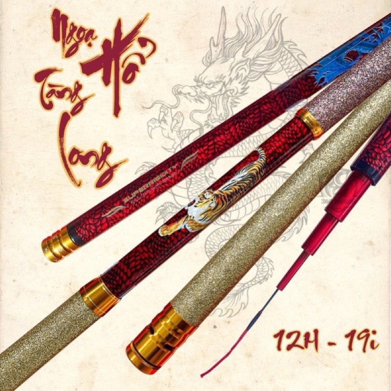 Cần Câu Tay Ngoạ Hổ Tàng Long 12H- Cần Câu Đơn, Cần Câu Đài Chuyên Săn Hàng, Hàng Chính Hãng tuanfis