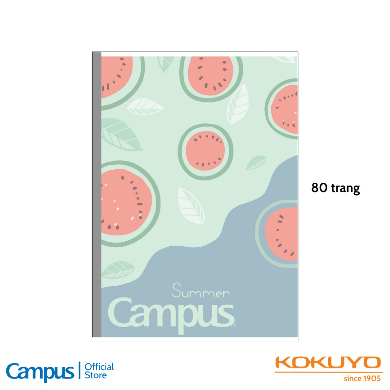 Vở Kẻ Ngang Four Season 2 80/120 Trang Khổ B5 Chính Hãng Campus [Campus]
