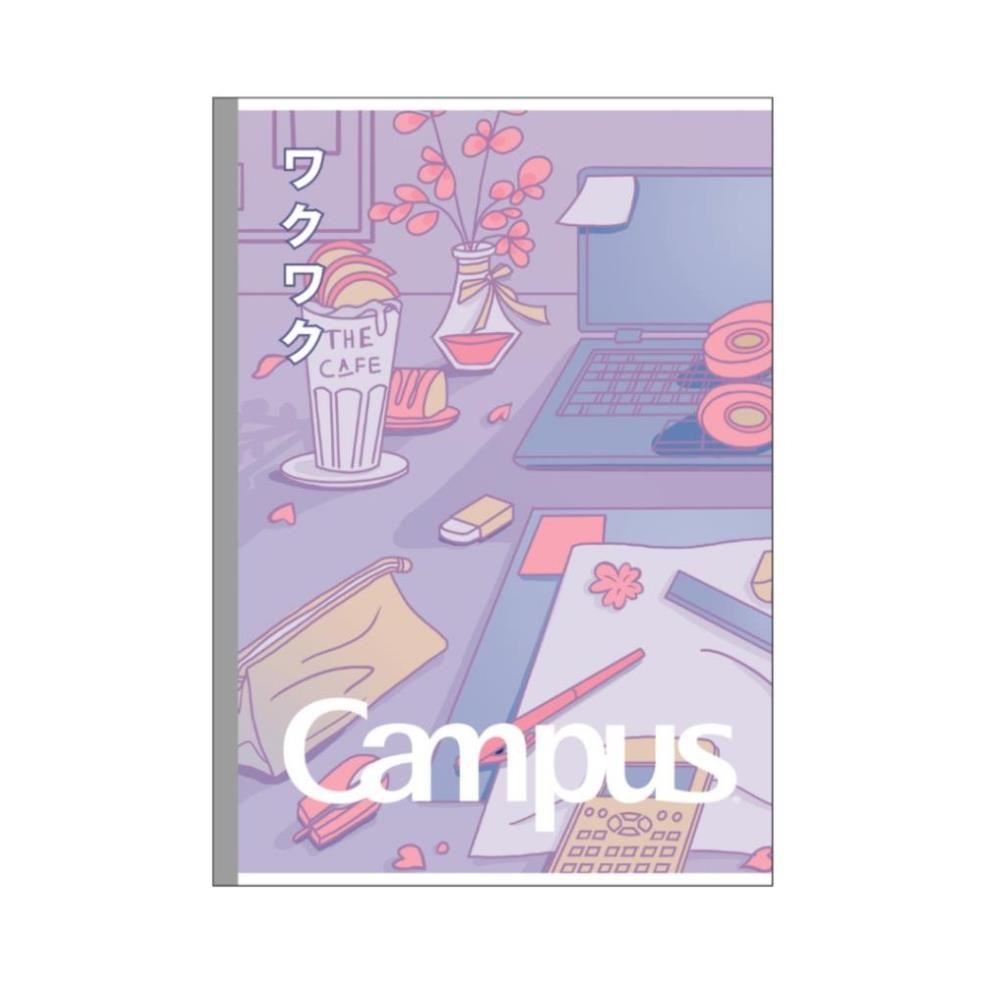 Tập Vở Kẻ Ngang Khổ B5 120 Trang Study With Me 2  Chính Hãng Campus [Campus] .