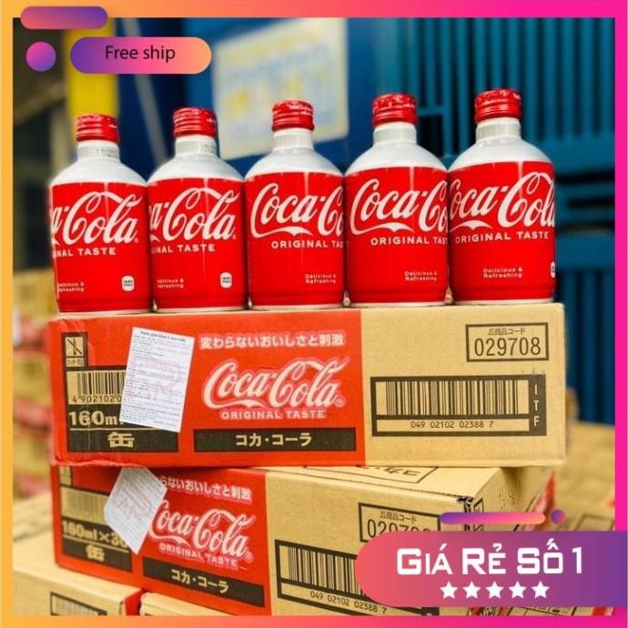 Nước Ngọt Coca Cola Nhật Chai Nhôm 300ML