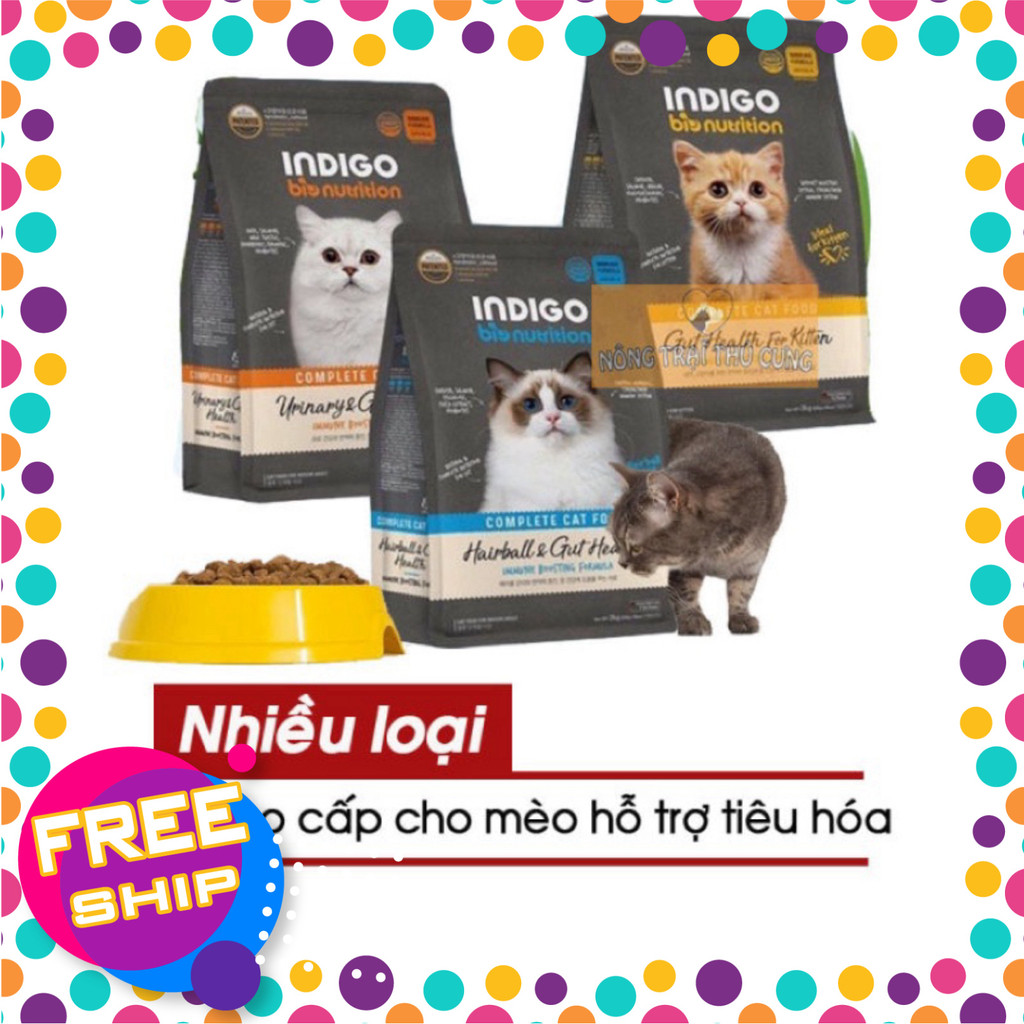 Hạt hữu cơ cho mèo Indigo Bio Nutrition Gut Healthy