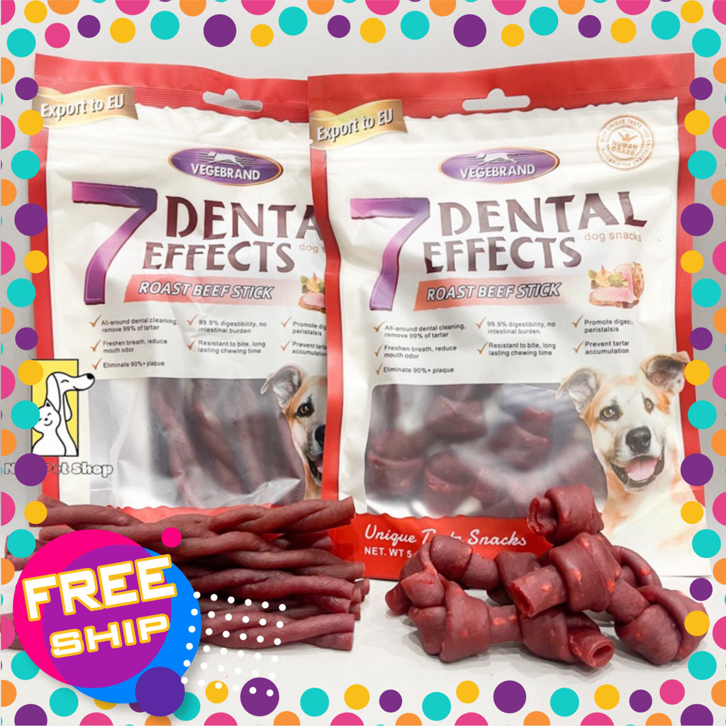 Xương gặm sạch răng vị bò 7 Dental Effects Vegebrand