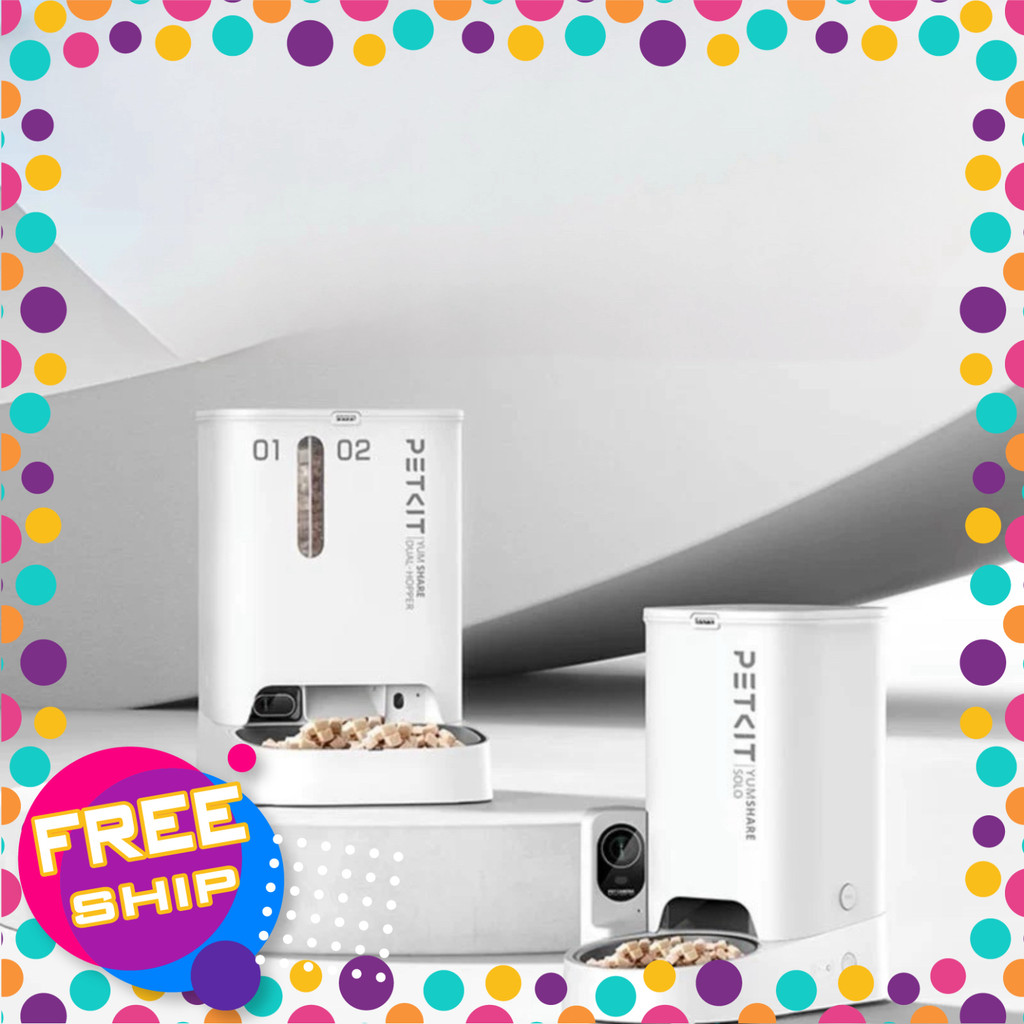 Máy cho ăn tự động có camera - Petkit Fresh Element Solo YumShare with Camera (3L,5L)