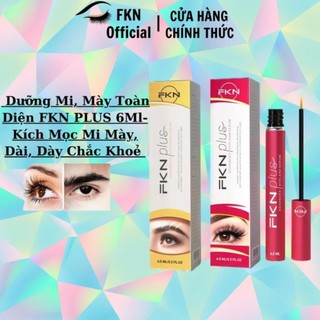 Combo dưỡng mi, dưỡng mày FKN PLUS 6ml - Dưỡng chất x5 lần phiên bản cũ hiệu quả sau 7 ngày sử dụng