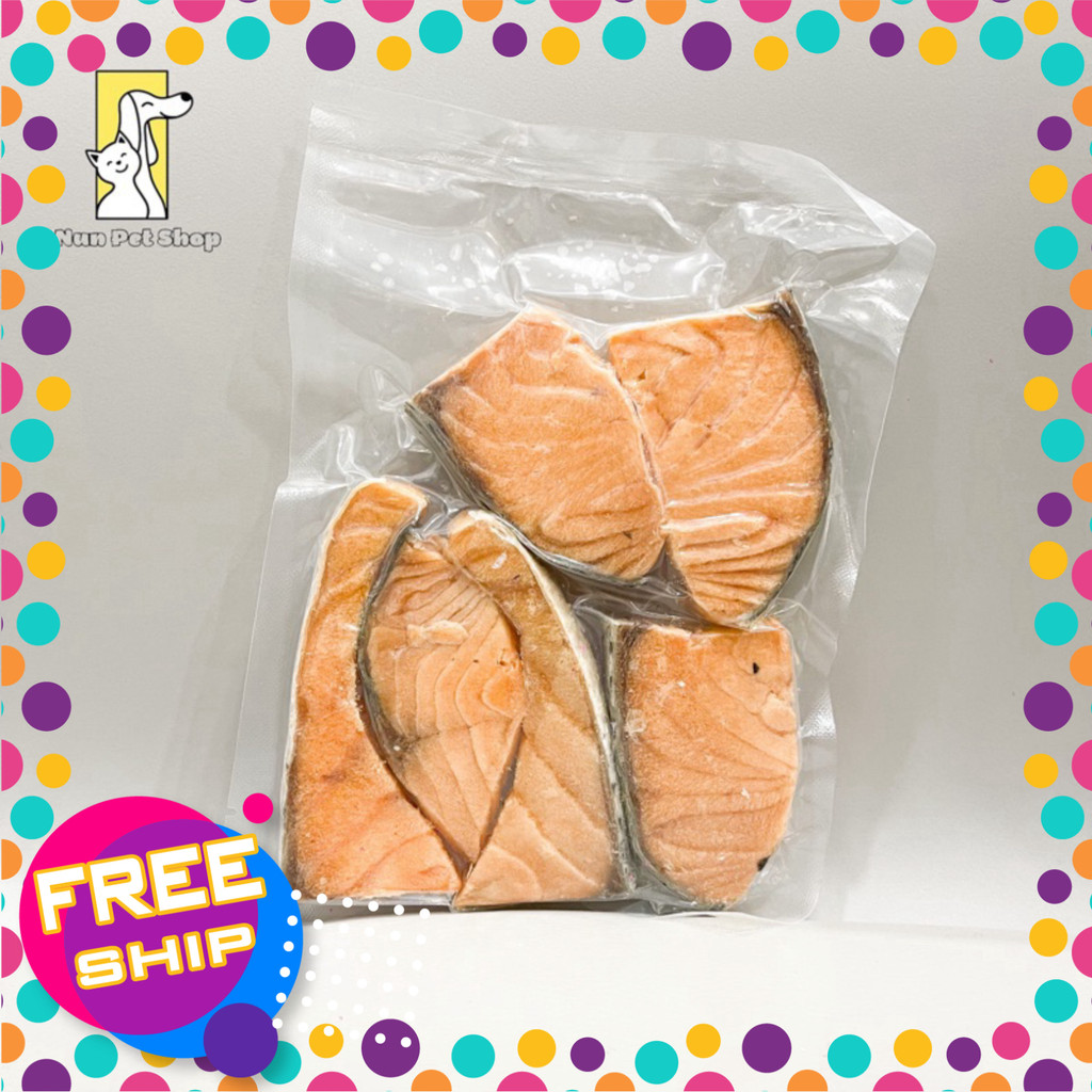 Thịt cá hồi Na-Uy sấy lạnh dành cho thú cưng - Freeze Dried Raw Food For Pets