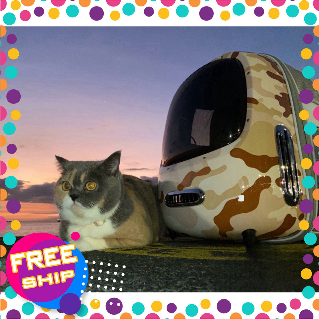 Balo Petkit Breezy 2 có quạt và đèn trang bị sẵn