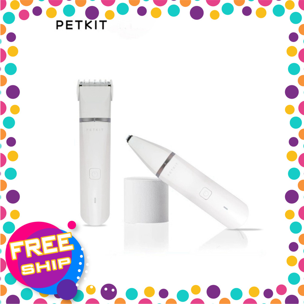 Bộ tông đơ cắt lông, tỉa lông chân cho chó mèo - PetKit 2in1