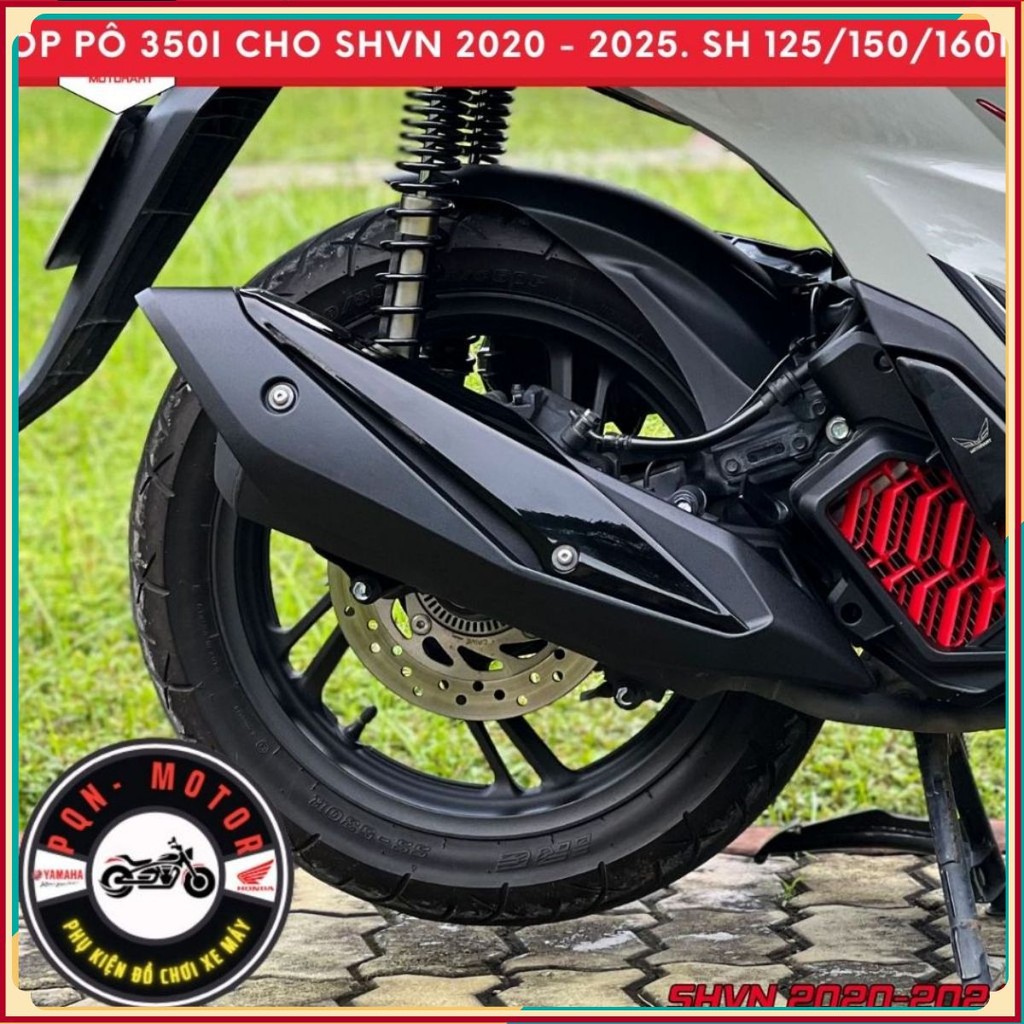 Ốp Pô SH 2020 - Sh 2025 Mẫu Sh 350i Cho Honda SH 125i /150i /160i Hãng Chính Hãng Motoart