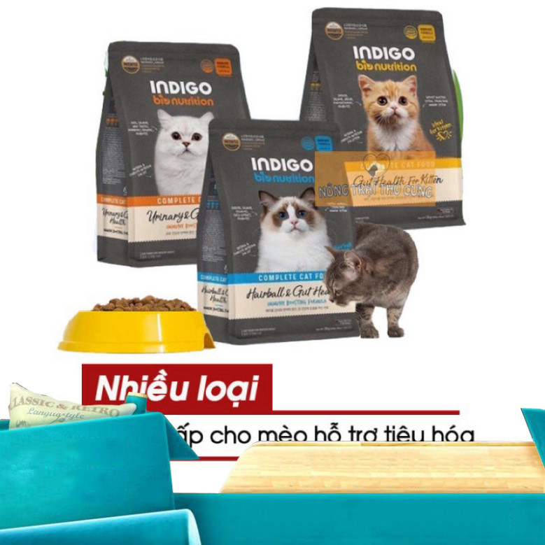 Hạt hữu cơ cho mèo Indigo Bio Nutrition Gut Healthy