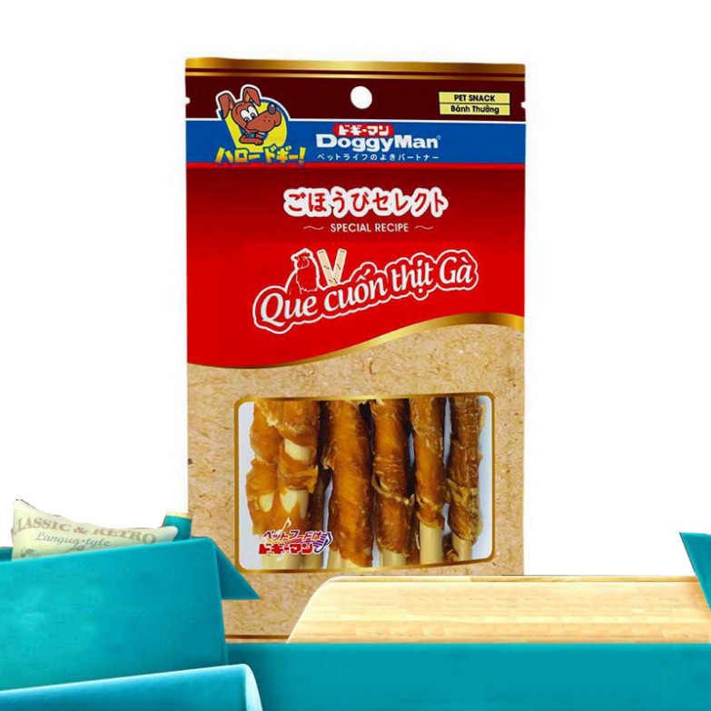 Que cuốn thịt gà mini 20 cây DoggyMan