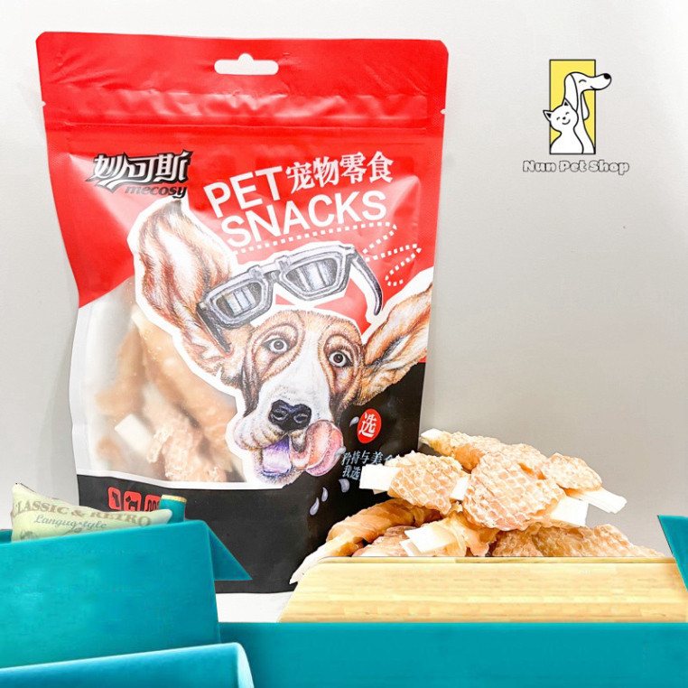 Gà bọc da cá tuyết - Pet Snack Mecosy