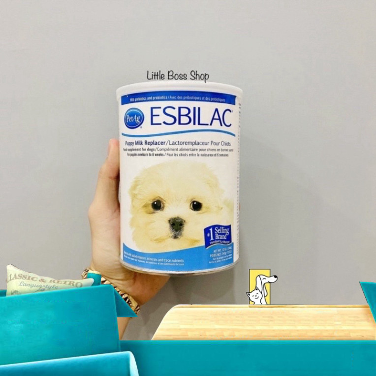 Lon 794gr Sữa bột Esbilac dành cho cún