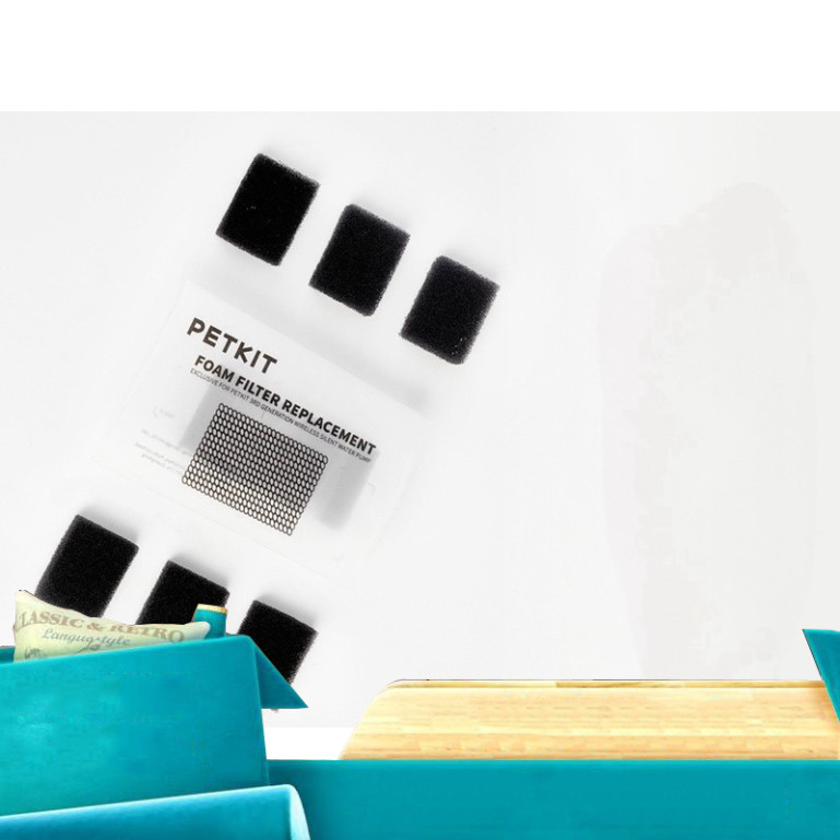 Lẻ 01 miếng lưới lọc đầu máy bơm, máy lọc nước - Foam Filter Replacement Petkit