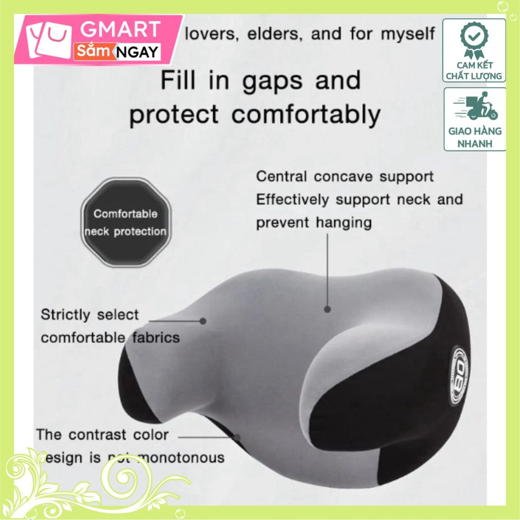 Gmart - Gối kê cổ động học trên ô tô Car U-Shaped BASF