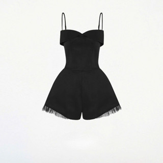  Jum Quần Đen 2 Dây + Áo Choàng Tơ Đi Tiệc SONGJIHYOSTORE SYH790 