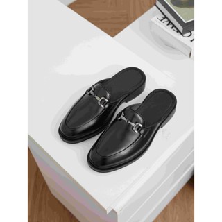  Giày Sục nam công sở da bò nguyên tấm đế Cao su đúc cao cấp siêu bền siêu êm Toroshoes M736 