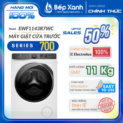 [FREESHIP HCM] Máy giặt Electrolux Inverter 11 kg EWF1143R7WC - Nhập Thái Lan