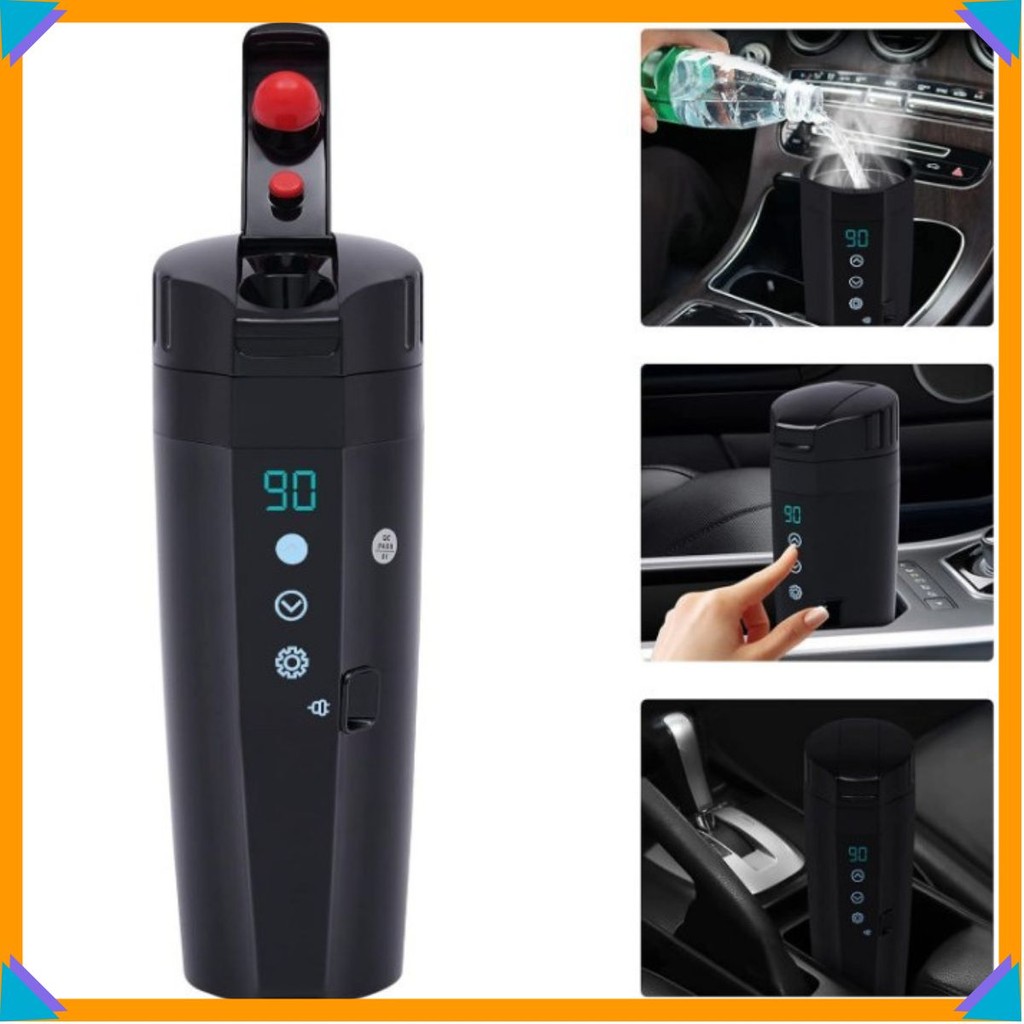 Smart Car Mug – Cốc điện thông minh OOKURA LCD Heating Cup 536-25