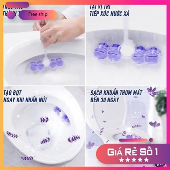 Tẩy Rửa Bồn Cầu Vim Diệt KHuẩn Trắng Sáng Than Hoạt Tính/ Chanh Sả/ Lavender