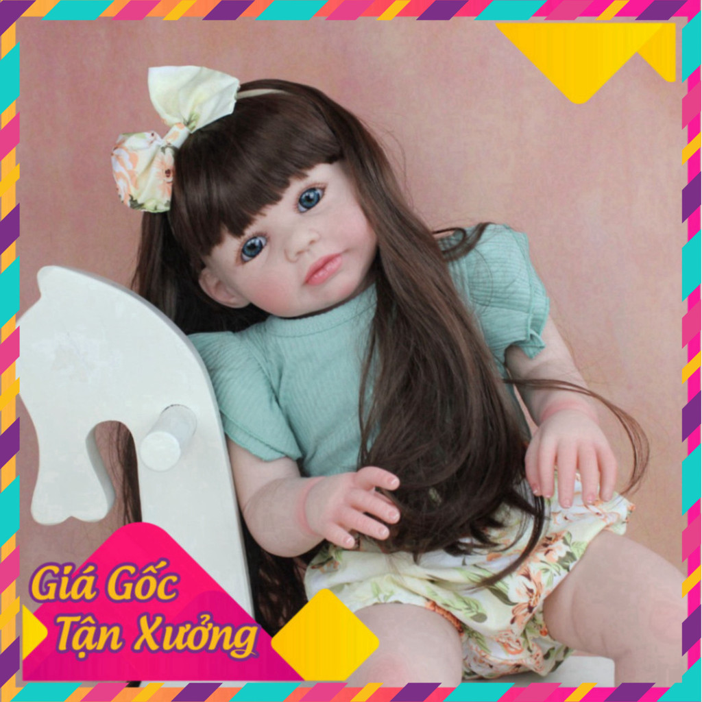 Búp Bê Reborn Gò Thân Mềm 66 cm (26 inch) Búp Bê Silicon Vinyl PVN4607 Chất Lượng Cao