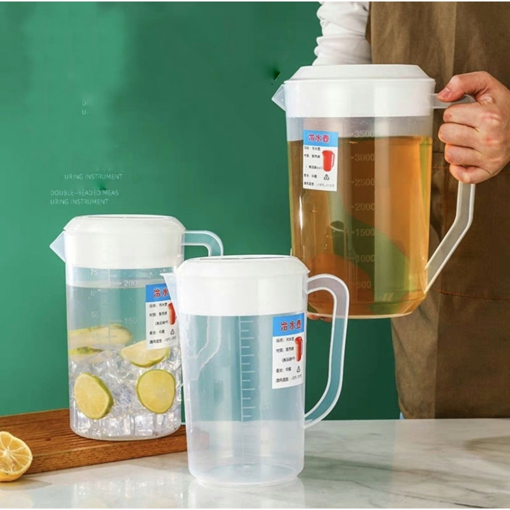 Ca ủ trà chia vạch, ca nước, ca định lượng có nắp các size chịu nhiệt GD