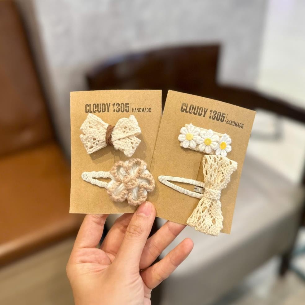 Set kẹp vintage kiểu hàn made by Cloudy's mami