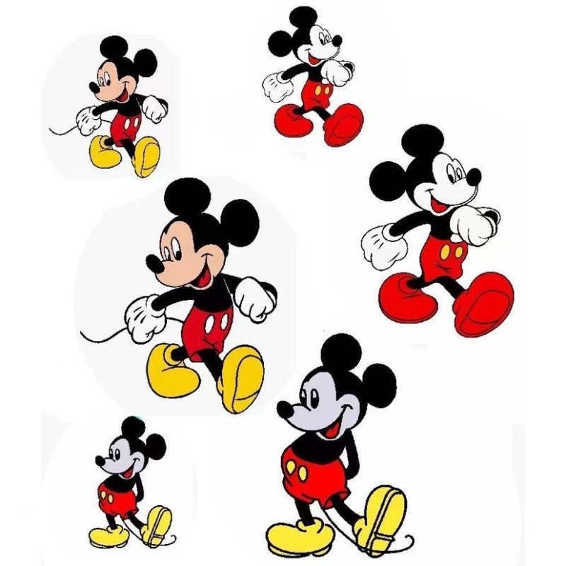 Ốp dán hoạt hình Mickey Mouse, trang trí tủ lạnh, ốp dán tủ, ốp dán kính phòng tắm chống nước, ốp dá