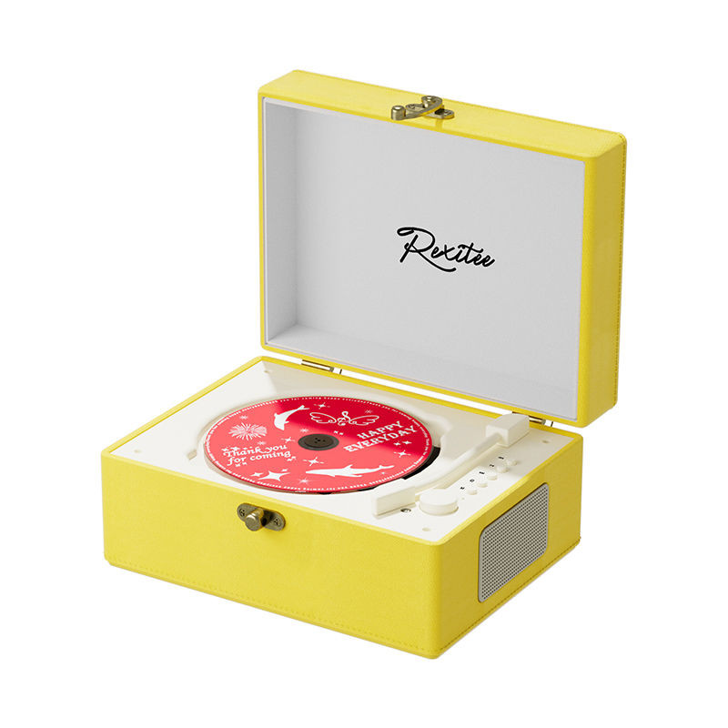 【1755Bộ Sưu Tập Người】Thú vị khi nghe nhạc retro CD Album nhạc Loa Bluetooth Máy nghe nhạc Đĩa Vinyl