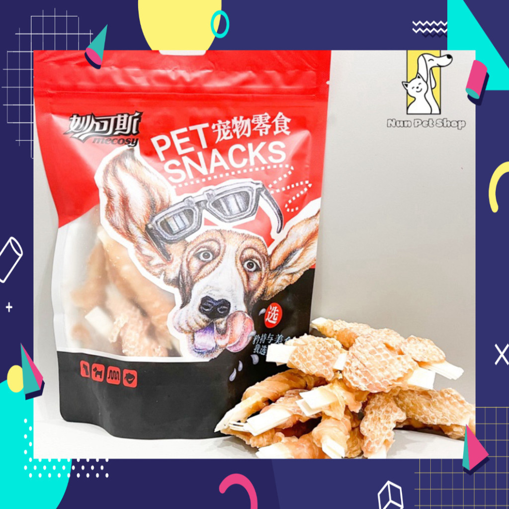 Gà bọc da cá tuyết - Pet Snack Mecosy