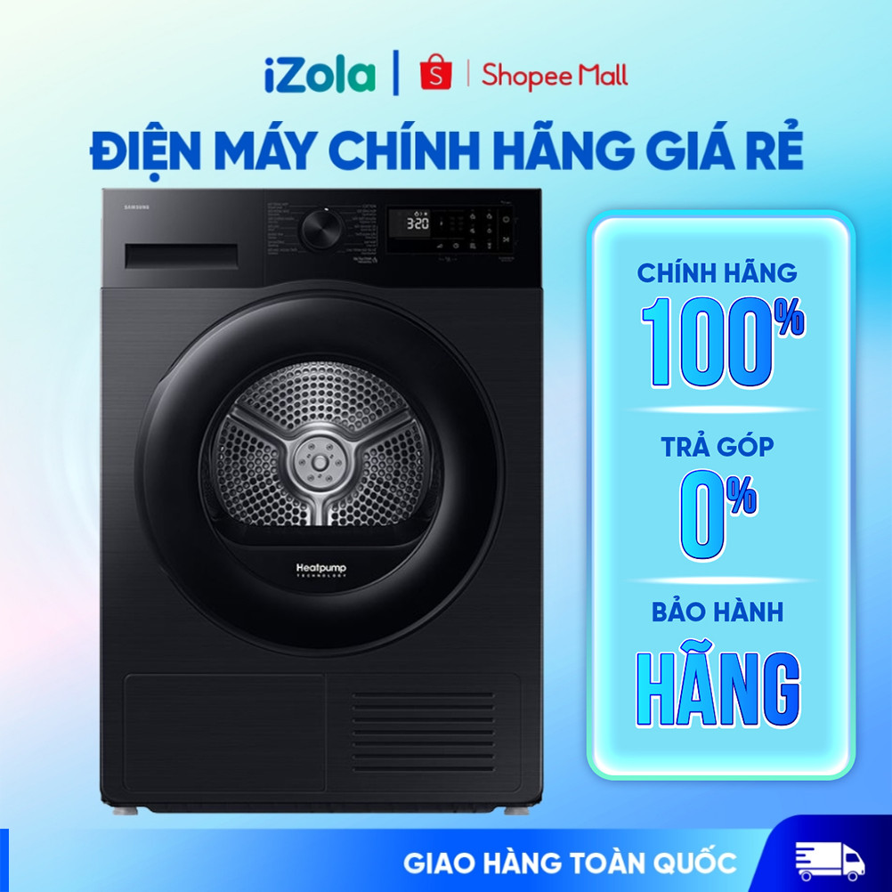 DV90CGC2A0ABSV - Máy sấy bơm nhiệt Samsung 9 kg DV90CGC2A0ABSV - Hàng chính hãng