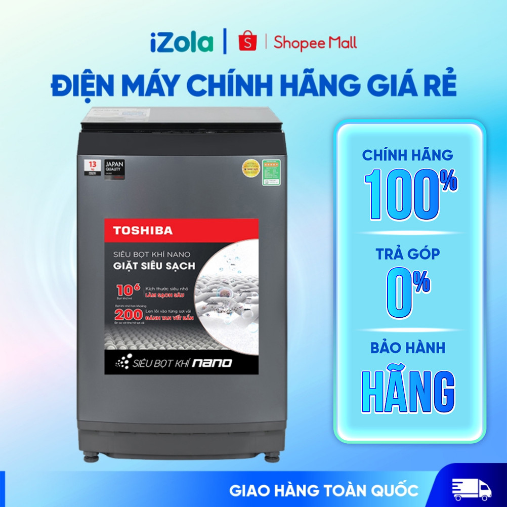 AW-DUM1400LV(MK) - Máy giặt Toshiba Inverter 13 kg AW-DUM1400LV(MK) - Hàng chính hãng