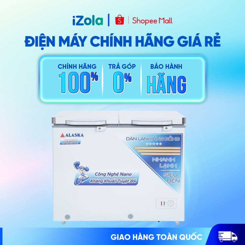 Tủ đông Alaska BCD-3068C 205 lít - Hàng chính hãng