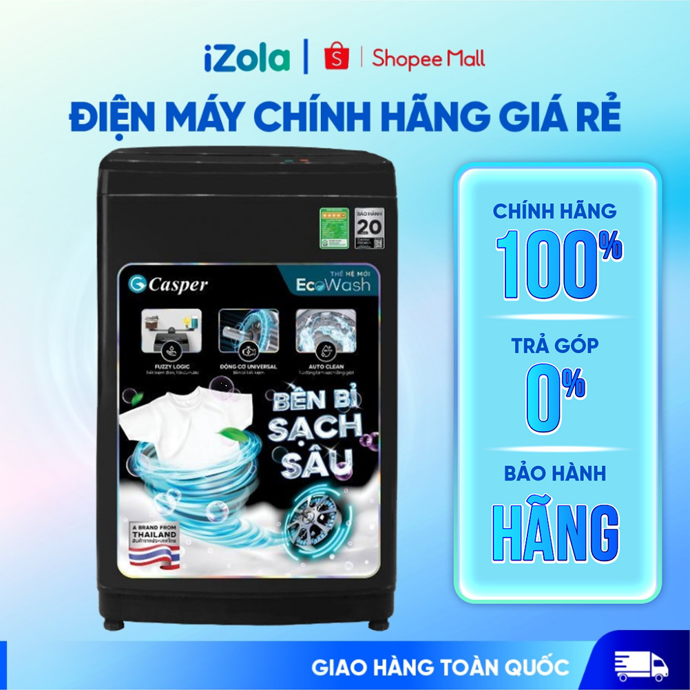 WT-10NB3 - Máy giặt Casper 10 kg WT-10NB3 - Hàng chính hãng